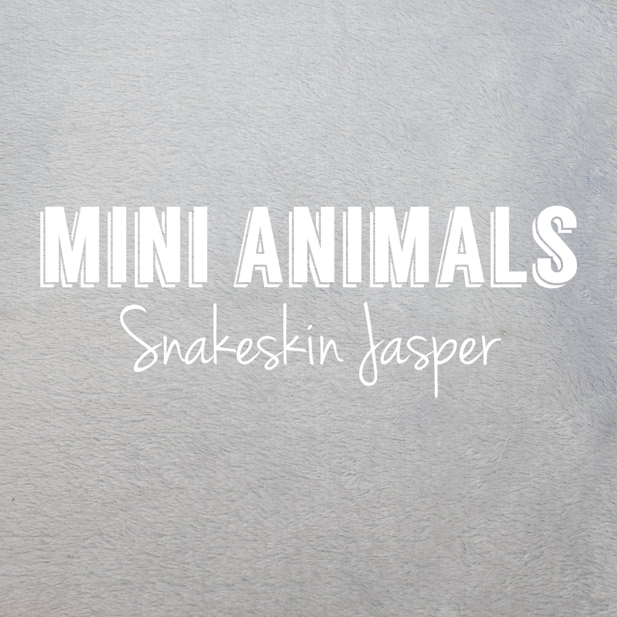 Snakeskin Jasper Mini Animals