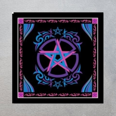 Pink & Purple Pentacle Tapestry