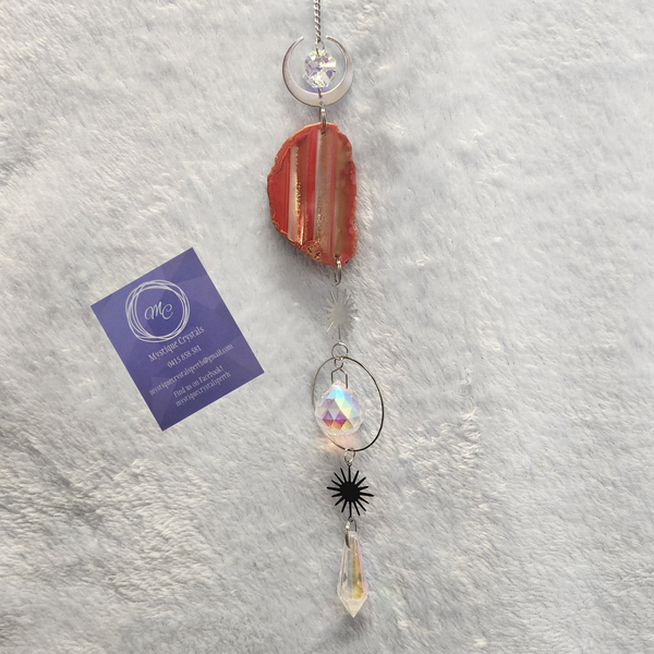 Agate Slice Suncatchers