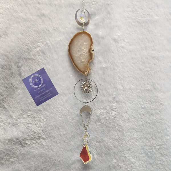 Agate Slice Suncatchers