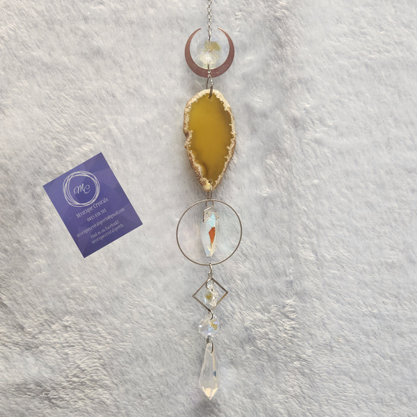 Agate Slice Suncatchers