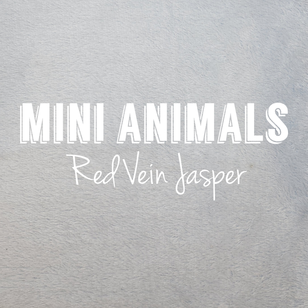 Red Vein Jasper Mini Animals