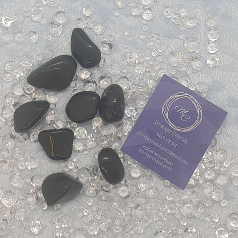 Black Obsidian Tumble Stones