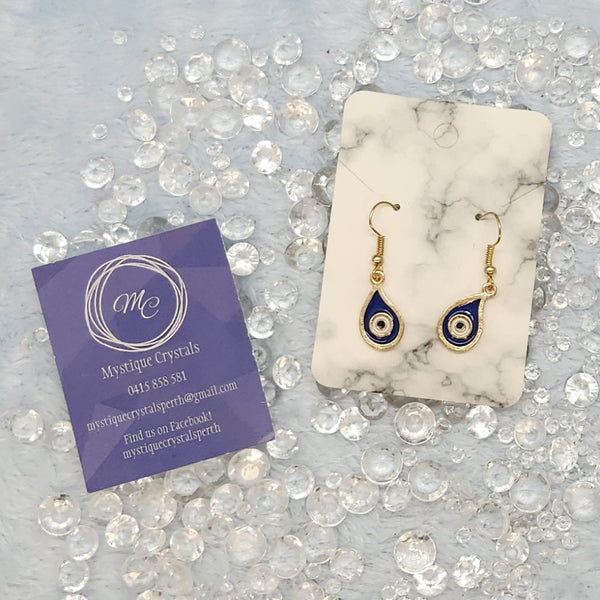 Evil Eye Hanging Earrings