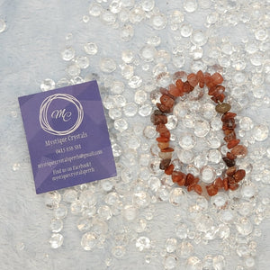 Carnelian Chip Bracelets