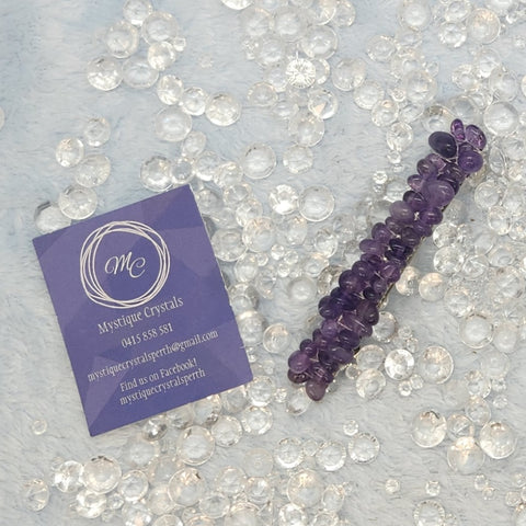 Gemstone Chip Hairclips