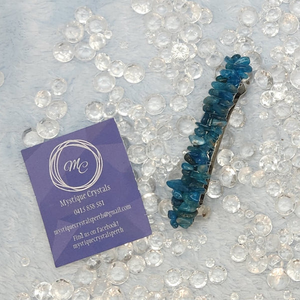 Gemstone Chip Hairclips