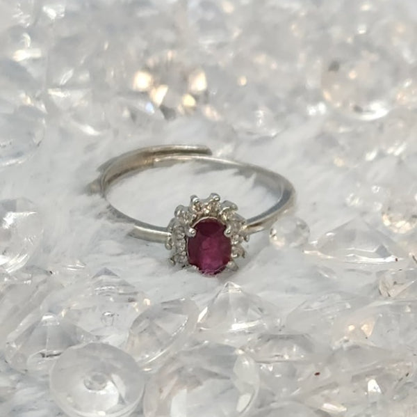 Ruby Cupronickel Ring