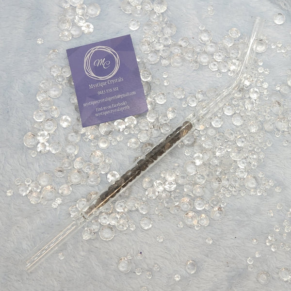 Glass Gemstone Chip Straws