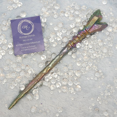 Bismuth Crystal Wand