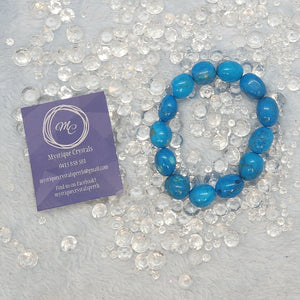 Blue Howlite Tumble Stone Bracelets