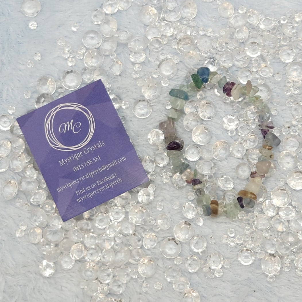 Fluorite Chip Bracelets