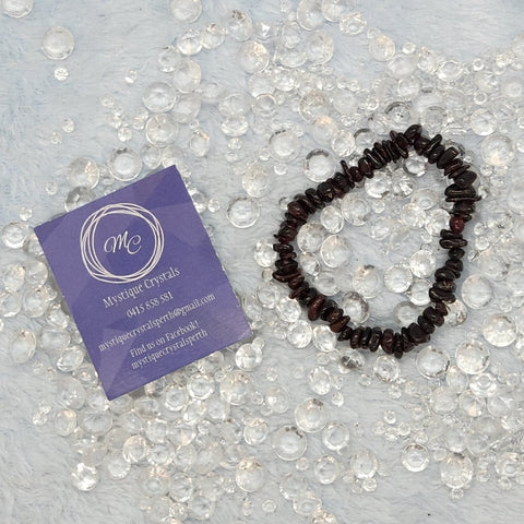 Garnet Chip Bracelets