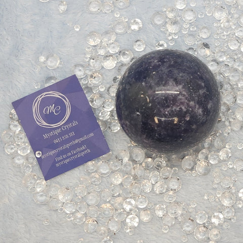 Lepidolite Sphere