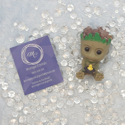 Baby Groot With Crystal Chips