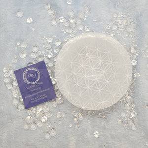 Selenite Flower of Life Bowl