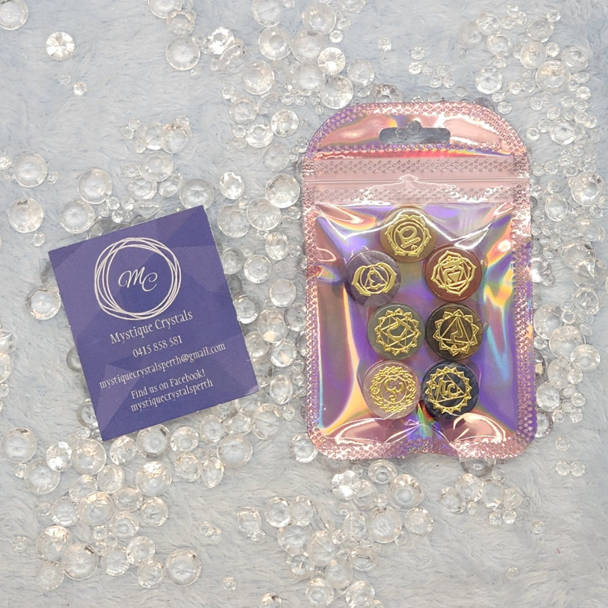 Mini Chakra Rune Stones Set