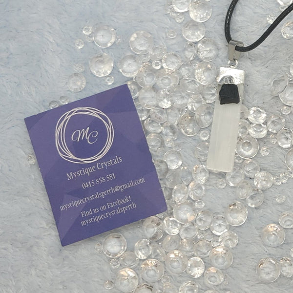 Selenite Gemstone Necklace