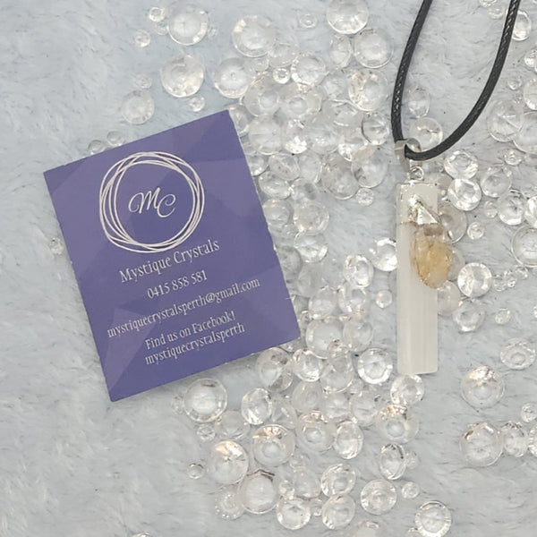 Selenite Gemstone Necklace