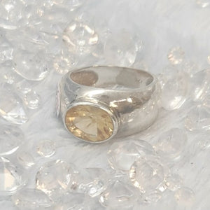 Citrine Sterling Silver Rings