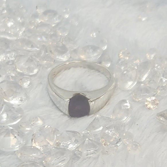 Amethyst Sterling Silver Rings