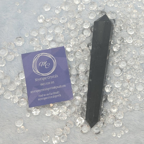 Black Obsidian Double Point