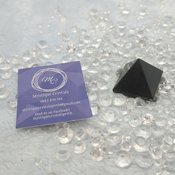 Black Tourmaline Pyramid