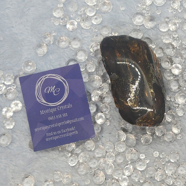 Amber Half Polished Piece