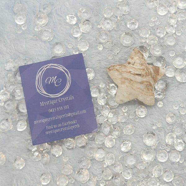 Caribbean Blue Calcite Stars