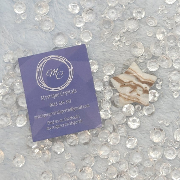 Caribbean Blue Calcite Stars
