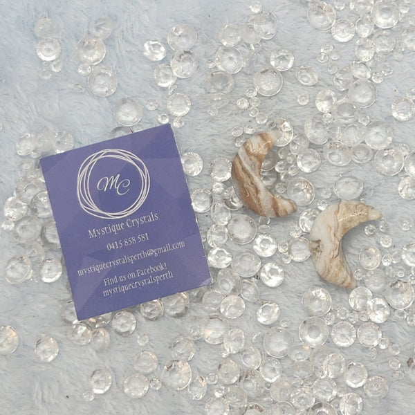 Caribbean Blue Calcite Moons