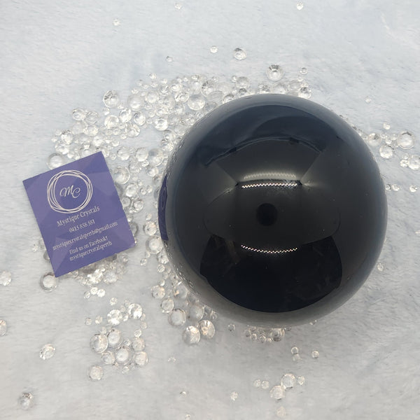 Black Obsidian Large Spheres