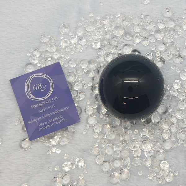 Black Obsidian Spheres