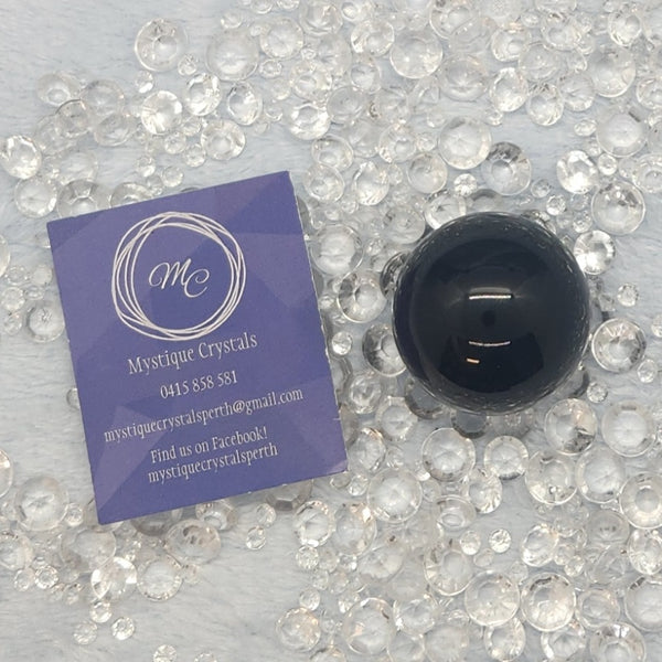 Black Obsidian Spheres