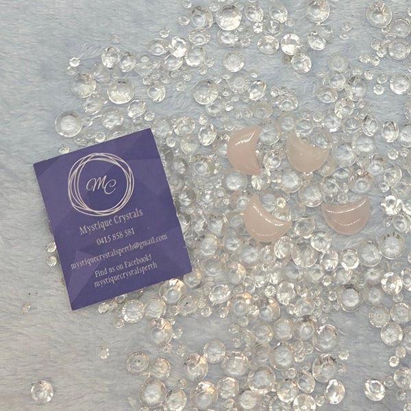 Rose Quartz Small Stars & Moons
