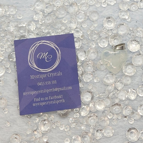 Gemstone Heart Pendants