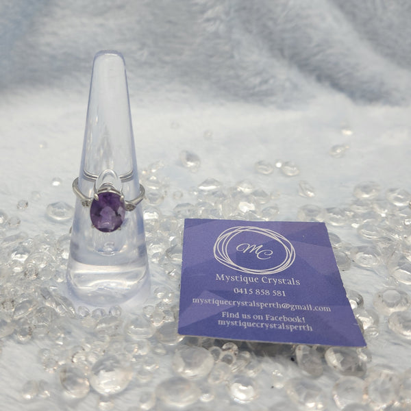 Amethyst Sterling Silver Rings