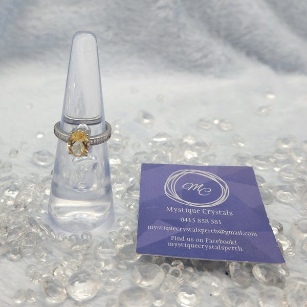 Citrine Sterling Silver Rings