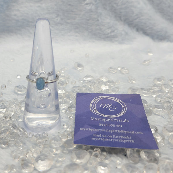 Aquamarine Sterling Silver Rings