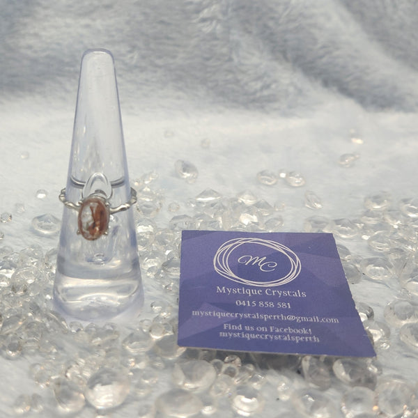 Rutilated Quartz Sterling Silver Rings