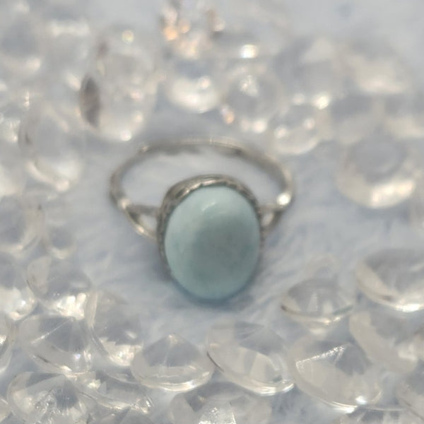 Larimar Sterling Silver Rings