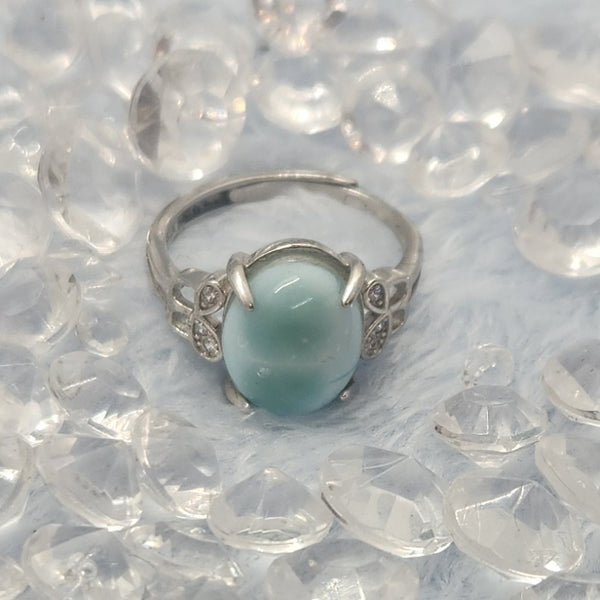 Larimar Sterling Silver Rings