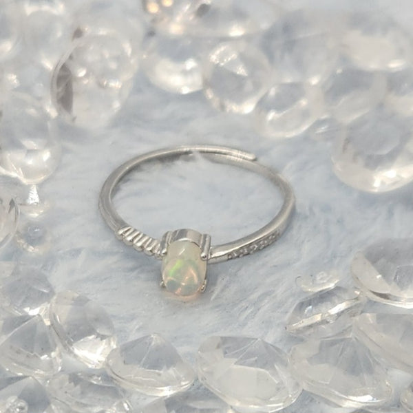 Opal Sterling Silver Rings