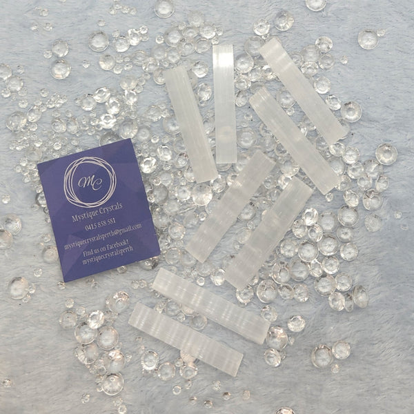 Selenite Cleansing Wands