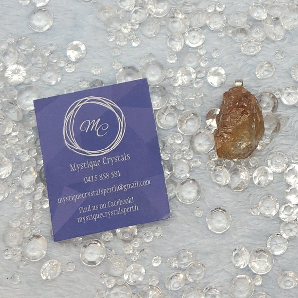 Citrine Rough Pendants