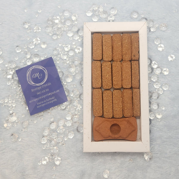 Golden Lotus Smudge Incense Bricks