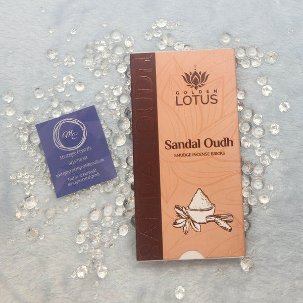 Golden Lotus Smudge Incense Bricks