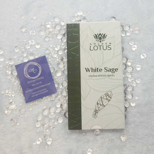 Golden Lotus Smudge Incense Bricks