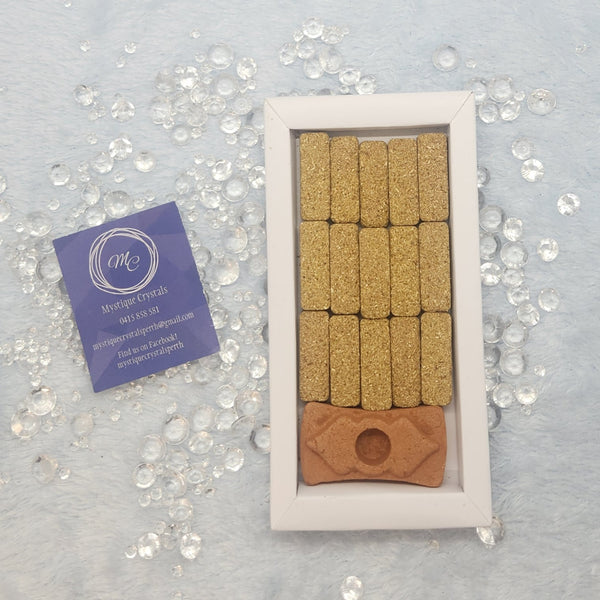 Golden Lotus Smudge Incense Bricks