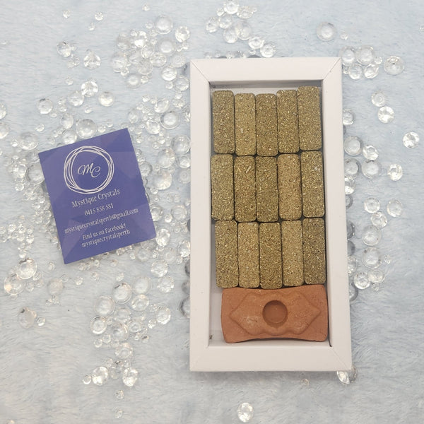 Golden Lotus Smudge Incense Bricks